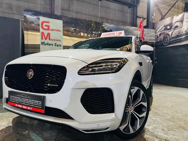 Jaguar E-Pace 2.0T AWD R-Dynamic/Leder/Navi/Garantie, Auto's, Jaguar, Bedrijf, Te koop, E-Pace, ABS, Adaptieve lichten, Airconditioning