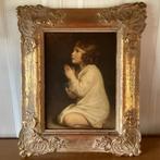 Heel mooie oude kader  met kind, Antiek en Kunst, Ophalen of Verzenden