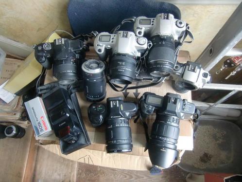 lot Canon eos AF, Audio, Tv en Foto, Fotocamera's Analoog, Gebruikt, Canon, Ophalen of Verzenden