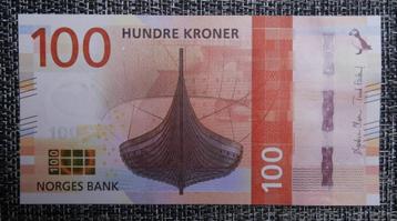 Ticket 100 Kroner Noorwegen 2016 UNC