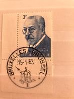 postzegel Henri Pirenne met stempel brussel, Met stempel, Ophalen of Verzenden, Postfris, Postfris