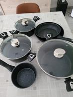 Kookpannenset Tefal., Huis en Inrichting, Keuken | Potten en Pannen, Ophalen, Keramische plaat, Pannenset, Nieuw