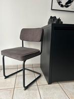 Vier donkergrijze stoelen, Maison & Meubles, Enlèvement, Comme neuf, Quatre