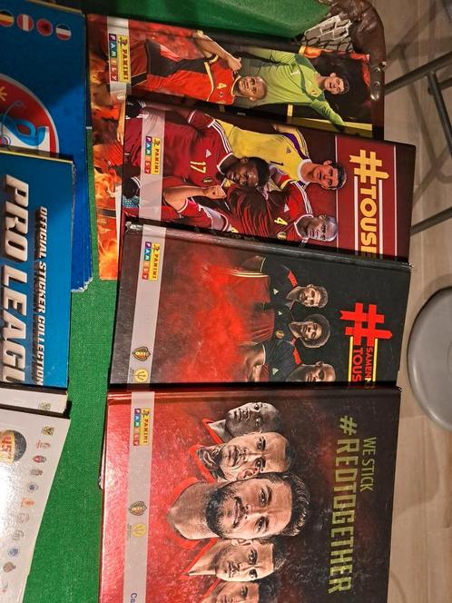 Panini stickerboeken van Jupiler League, WK voetbal,, Collections, Autocollants, Comme neuf, Sport, Enlèvement