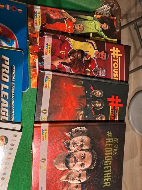 Panini stickerboeken van Jupiler League, WK voetbal,, Verzamelen, Stickers, Zo goed als nieuw, Sport, Ophalen