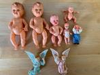 6 oude poppetjes en 2 oude engeltjes, Verzamelen, Poppen, Ophalen, Gebruikt