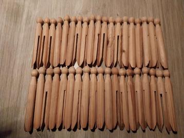 Ronde wasspelden / wasknijpers 38 stuks nieuw beschikbaar voor biedingen