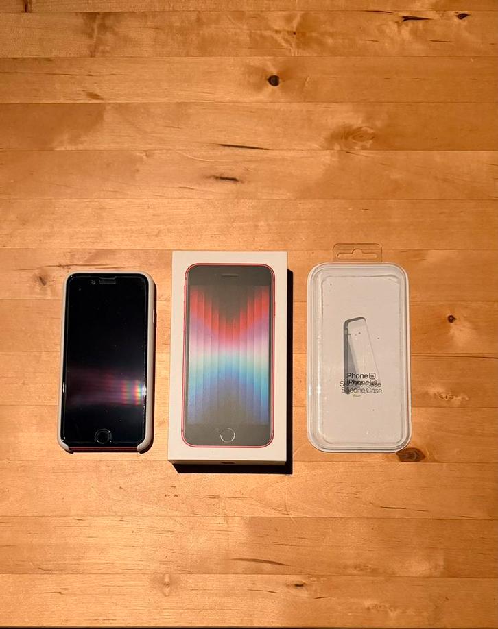 Apple iPhone SE (2022) red, Telecommunicatie, Mobiele telefoons | Apple iPhone, Zo goed als nieuw, 128 GB, Zonder abonnement, Zonder simlock
