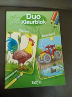 Duo kleurblok dieren en de boerderij, ballon, heel goede sta, Ophalen of Verzenden, Zo goed als nieuw, Knutselen