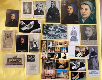 20 prenten/kaarten heilige Bernadette Soubirous beschikbaar voor biedingen
