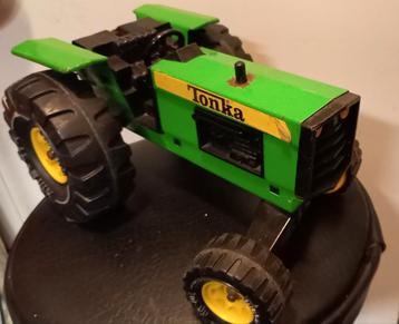 Tonka, grote tractor metaal seventies eighties beschikbaar voor biedingen