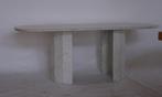 Tafel Shina carrara-marmer 100/200, Huis en Inrichting, Overige vormen, 50 tot 100 cm, Overige materialen, 150 tot 200 cm