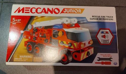 Meccano Junior brandweerwagen, Kinderen en Baby's, Speelgoed | Educatief en Creatief, Nieuw, Bouwen, Ophalen of Verzenden