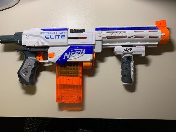 AFPRIJZING! NERF N-Strike Elite Retaliator XD, Kinderen en Baby's, Speelgoed | Buiten | Actiespeelgoed, Gebruikt, Ophalen of Verzenden