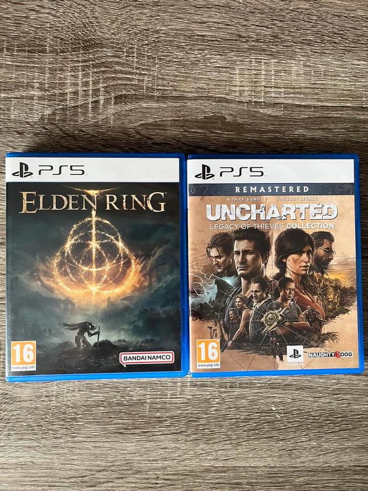 PS5 Bundel: Elden Ring + Uncharted – €35, Games en Spelcomputers, Games | Sony PlayStation 5, Ophalen of Verzenden