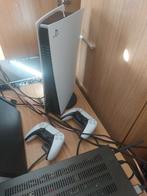 PS5 Slim digitaal + 2 controllers, Games en Spelcomputers, Spelcomputers | Sony PlayStation 5, Ophalen, Zo goed als nieuw, Playstation 5 Digital