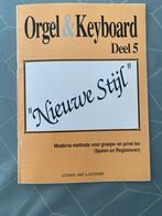 Orgel en keyboard lesboek 5, Les of Cursus, Accordeon, Ophalen of Verzenden, Zo goed als nieuw