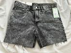 NIEUW korte zwarte jeansbroek H&M, Zwart, Nieuw, Ophalen of Verzenden, W33 - W34 (confectie 48/50)