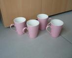 Set van 4 roze tassen mokken, Ophalen of Verzenden