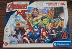 Puzzel Clementoni Marvel Avengers 104 stuks, Kinderen en Baby's, Speelgoed | Kinderpuzzels, Ophalen of Verzenden, Zo goed als nieuw