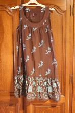 Robe d'été, courte, taille 40, Autre, Ophalen, Gedragen, Bruin