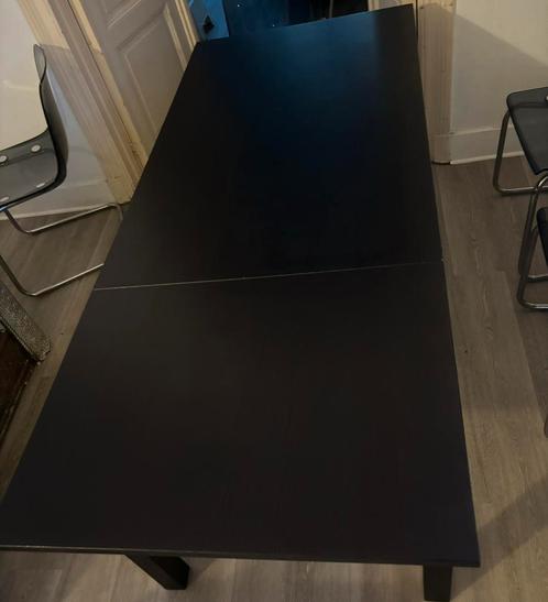 Table à manger IKEA pliable + 4 chaises assorties, Huis en Inrichting, Tafels | Salontafels, Zo goed als nieuw, Metaal, Ophalen