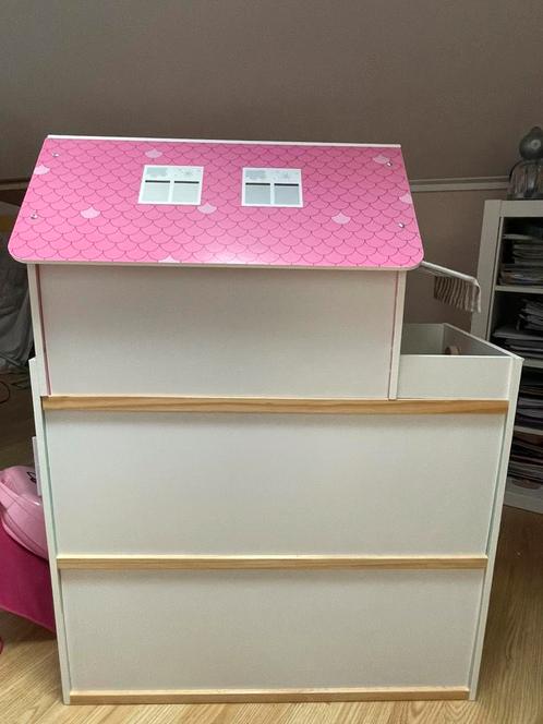 Poppenhuisje, Kinderen en Baby's, Speelgoed | Poppenhuizen, Zo goed als nieuw, Ophalen
