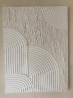 tableau Art texturé abstrait blanc – élégance simple, Ophalen of Verzenden