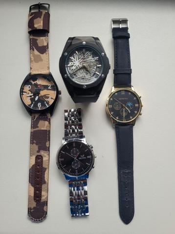 4 montres pour hommes