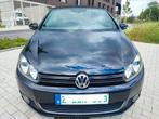 VW golf VI 2.0TDI Cabriolet Automaat Leer GPS Xenon, Auto's, Automaat, Zwart, 4 cilinders, Cabriolet