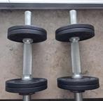 2 halters, Sport en Fitness, Ophalen, Nieuw, Borst, Halterstangen