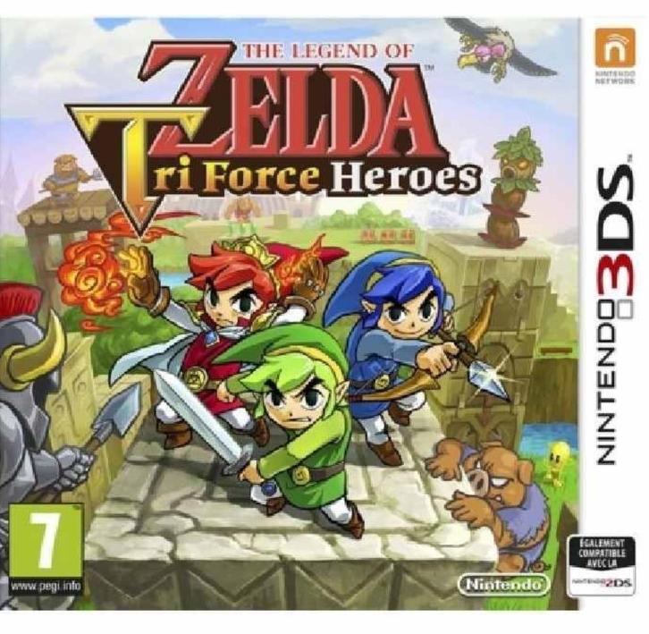 Cartouche Zelda Tri Force Heroes (Nintendo 3DS), Games en Spelcomputers, Games | Nintendo 2DS en 3DS, Zo goed als nieuw, Ophalen