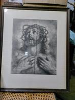 Houtskooltekening  André Tahon (1948), Antiquités & Art, Art | Dessins & Photographie, Enlèvement