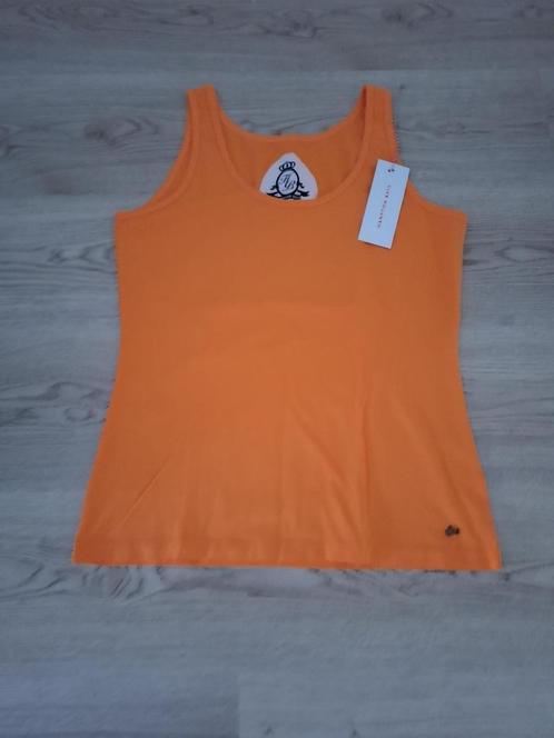 NIEUW mooie modieuse top, Hampton Bays, met etiket, Kleding | Dames, Topjes, Nieuw, Maat 42/44 (L), Oranje, Zonder mouw, Ophalen of Verzenden