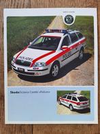 SKODA OCTAVIA COMBI POLIZEI SUISSE 2005 BROCHURE  4 PAGES, Enlèvement, Comme neuf, Autres marques