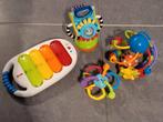 4 speelgoedjes, Kinderen en Baby's, Speelgoed | Babyspeelgoed, Ophalen, Gebruikt, Overige typen, Met geluid