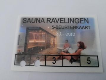 Beurtenkaart Sauna - Vayamundo Ravelingen Oostende beschikbaar voor biedingen