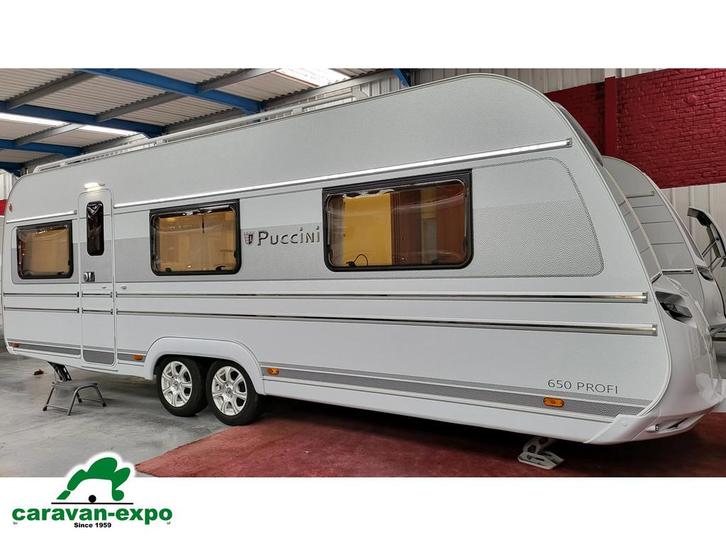 TABBERT PUCCINI 650TD PROFI, Caravans en Kamperen, Caravans, Bedrijf, tot en met 4, 1500 - 2000 kg, Tabbert, 7 tot 8 meter