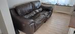 Dubbele relax leder zetel gratis, Ophalen, Gebruikt