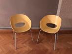 Vintage design stoelen (sintesi), Huis en Inrichting, Stoelen, Metaal, Twee, Vintage, Zo goed als nieuw
