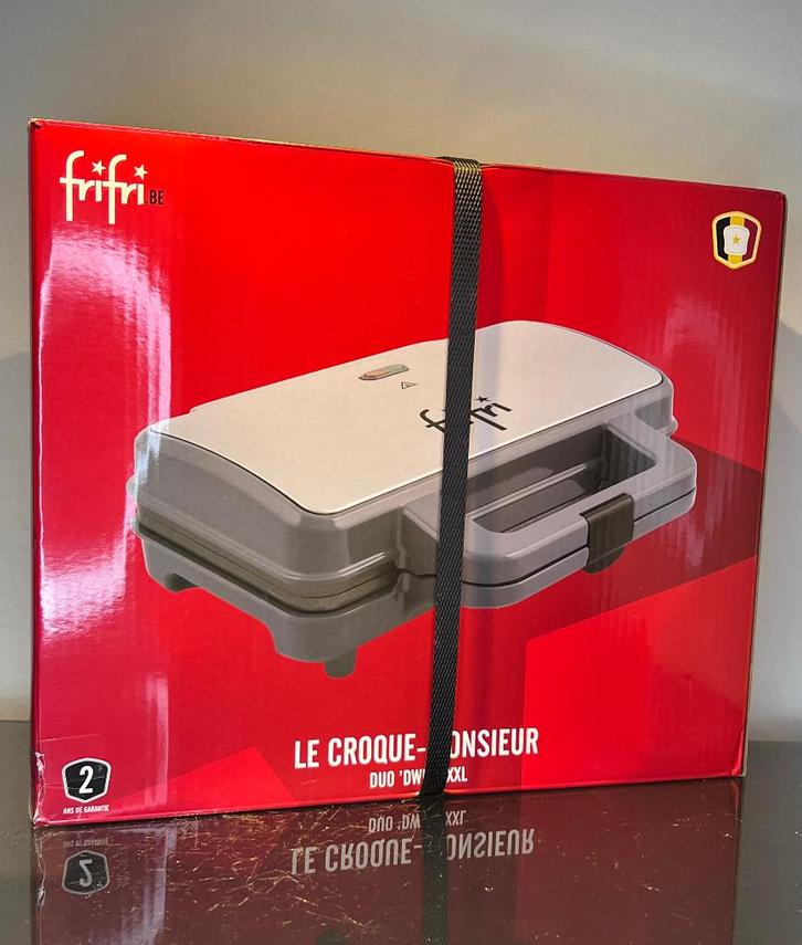 Croque-monsieur Frifri extra-large DUO'DWICH XXL, Electroménager, Grils de contact, Neuf, Envoi