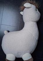 Knuffel grote alpaca, Kinderen en Baby's, Speelgoed | Knuffels en Pluche, Ophalen of Verzenden, Zo goed als nieuw