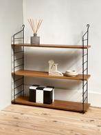 Vintage houten wandrek, Huis en Inrichting, Woonaccessoires | Wandplanken en Boekenplanken, Ophalen, Gebruikt