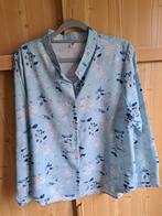 Blouse lichtblauw met bloemenprint maat XXL, Blauw, Mumianxiu, Maat 42/44 (L), Ophalen of Verzenden