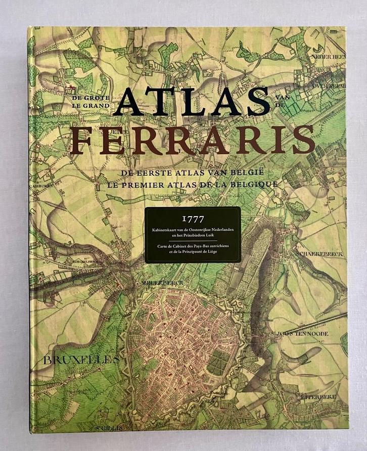ATLAS FERRARIS 1777 (2è édition 2009), Boeken, Atlassen en Landkaarten, Gelezen, Overige atlassen, België, Voor 1800, Ophalen