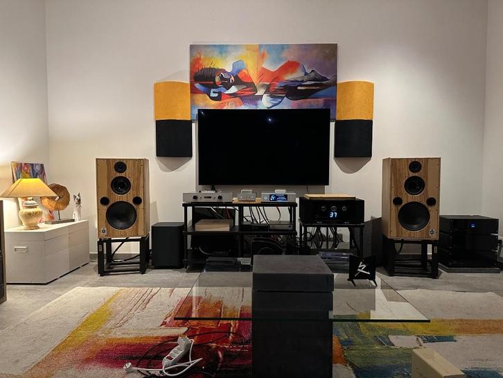 Harbeth M40.3XD, Audio, Tv en Foto, Luidsprekerboxen, Zo goed als nieuw, Front, Rear of Stereo speakers, 120 watt of meer, Overige merken