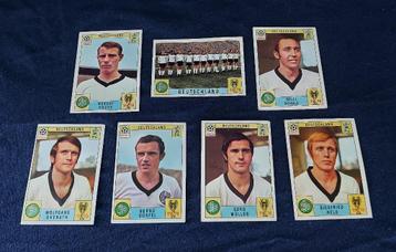 7 versch. Panini stickers 'WK Mexico 70'   -originals- beschikbaar voor biedingen