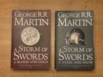 A STORM OF SWORDS A SONG OF ICE AND FIRE 3, PART 1 & 2, Boeken, Ophalen of Verzenden, Gelezen, GEORGE R.R. MARTIN