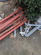 11 schoren + 4 profielsteunen, Doe-het-zelf en Bouw, Steigers, Ophalen, Gebruikt, Overige typen, 2 tot 5 meter