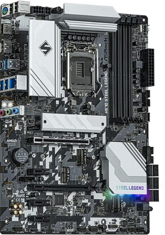 ASRock H570 Steel Legend LGA1200, Computers en Software, Moederborden, Zo goed als nieuw, Intel, DDR4, Ophalen of Verzenden